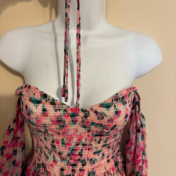 Free People Rococo Sand Mimi Mini Dress Size XS $400 - Picture 10 of 15